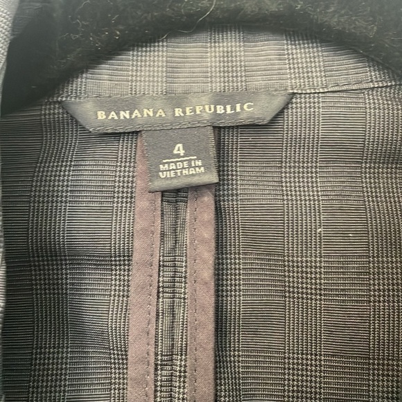Banana Republic Dark Blue Blazer Jacket Size 4 - Picture 4 of 13